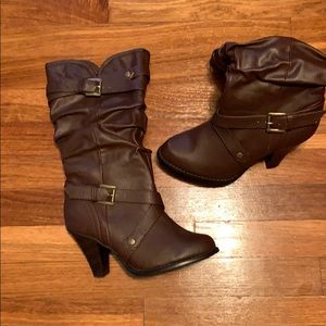 Women’s brown boots from target